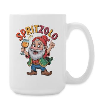 Festlicher Gnomon Spritz - Große Tasse 440 ml - Weiß - Rechts