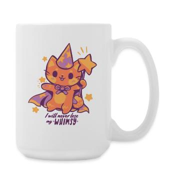 Ich werde niemals meine Laune verlieren - Große Tasse 440 ml - Weiß - Rechts