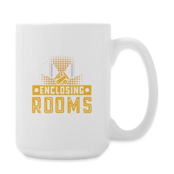 Drywall Drywall Builder Drywall Fitter - Large Mug 440 ml - white - Right