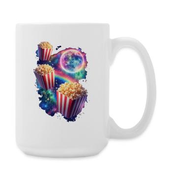 Cosmic Popcorn Magic - Large Mug 440 ml - white - Right