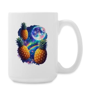 Cosmic Pineapple All - Large Mug 440 ml - white - Right