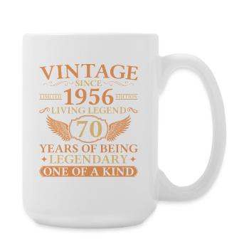 Millésime 1956 – 70e anniversaire de Légende vivante - Grande tasse 440 ml - blanc - Droite