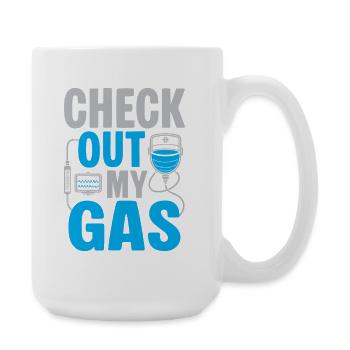 Anesthesiologist Check Out Anesthesia - Large Mug 440 ml - white - Right