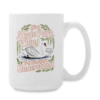 Hyde Park Swan Humor - Large Mug 440 ml - white - Right