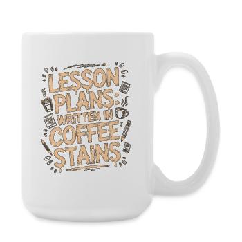 Elementary Teacher Lesson Plans Primary Teacher - Large Mug 440 ml - white - Right