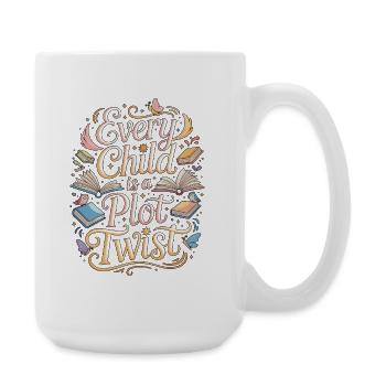 Elementary Teacher Every Child Is Teaching Career - Large Mug 440 ml - white - Right