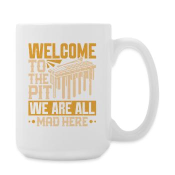  Marimba Orchestra Marching Band Percussion Pit - Large Mug 440 ml - white - Right