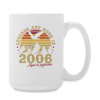 Legends sera un cadeau d’anniversaire vintage 2006 - Grande tasse 440 ml - blanc - Droite