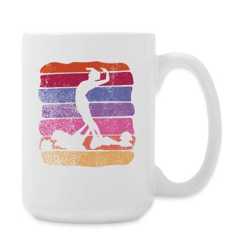 Artistic Swim Team Synchronschwimmen - Große Tasse 440 ml - Weiß - Rechts