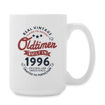 Vintage 1996 Classic Car 30th Birthday - Large Mug 440 ml - white - Right