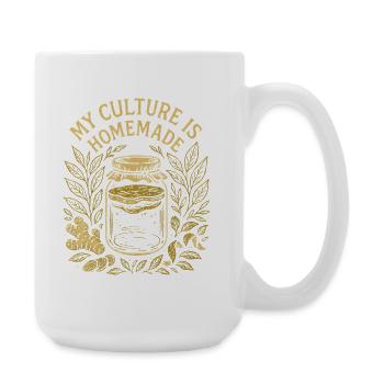 Homemade Culture | Kombucha Fermentation - Large Mug 440 ml - white - Right