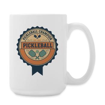 Pickleball Champion Est 2023 Funny Player Love - Large Mug 440 ml - white - Right