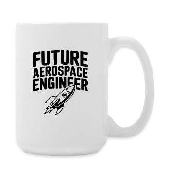 Future Aerospace Engineer - Large Mug 440 ml - white - Right