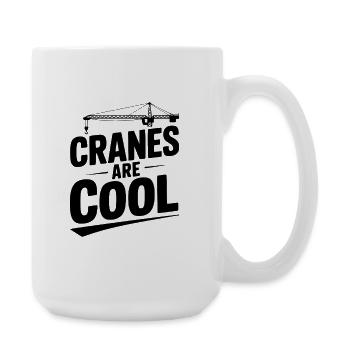 Cranes are Cool - Large Mug 440 ml - white - Right