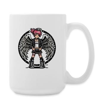Punk Angel Rebel - Large Mug 440 ml - white - Right