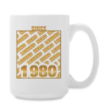 Hero 1980 - Grande tasse 440 ml - blanc - Droite