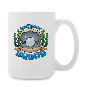 Birthday Squad Beach Summer Cruise Shell - Large Mug 440 ml - white - Right