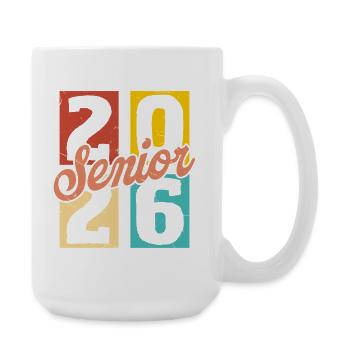 Senior 2026 Graduation Class of 2026 Tee - Grande tasse 440 ml - blanc - Droite