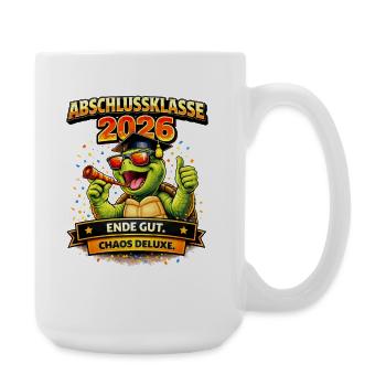 Graduating Class of 2026 Tortoise | School leavers - Large Mug 440 ml - white - Right