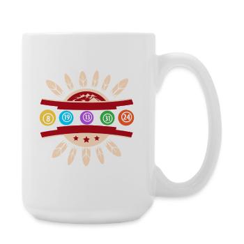 Bingo Bingo Indiens Bingo - Grande tasse 440 ml - blanc - Droite