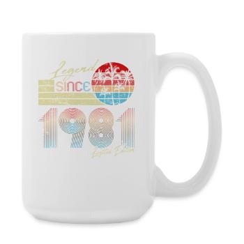 Retro Legend 1981 Limited Edition - Large Mug 440 ml - white - Right