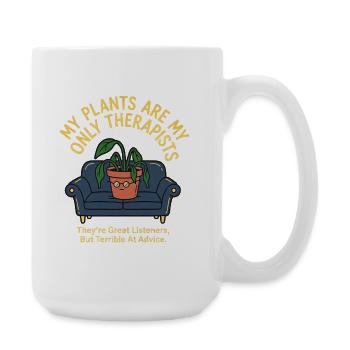 Mental Health Humor - Large Mug 440 ml - white - Right