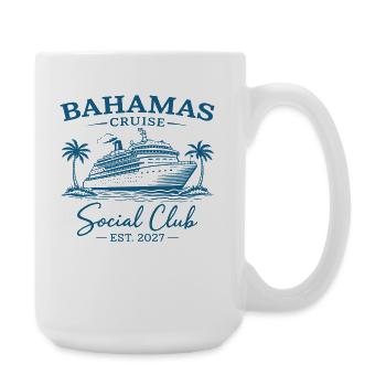 Bahamas Cruise Social Club Est 2027 - Grande tasse 440 ml - blanc - Droite