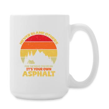 Camping Scouts Mountain Hiking Forest Campers - Large Mug 440 ml - white - Right