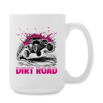 UTV Fille tout-terrain Femme 4 roues côte à côte - Grande tasse 440 ml - blanc - Droite