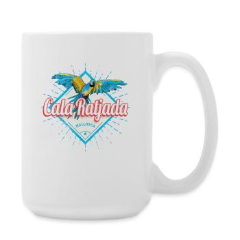 Cala Ratjada Mallorca Insel Balearen Souvenir - Große Tasse 440 ml - Weiß - Rechts
