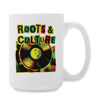 Roots And Culture Reggae - Large Mug 440 ml - white - Right