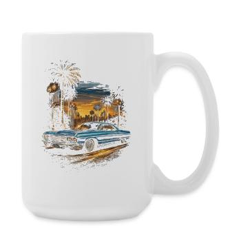Lowrider Auto - Large Mug 440 ml - white - Right
