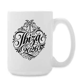 Ibiza 2026 Palm Tree - Large Mug 440 ml - white - Right