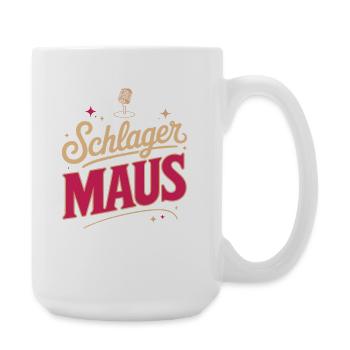 Schlager Maus Party Crew JGA Frauen Schlagermaus - Large Mug 440 ml - white - Right