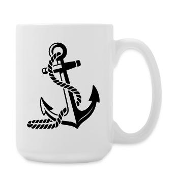 Ancre - Grande tasse 440 ml - blanc - Droite