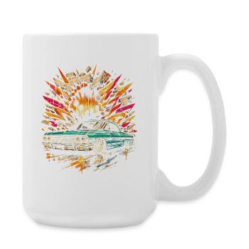 Lowrider Auto - Large Mug 440 ml - white - Right
