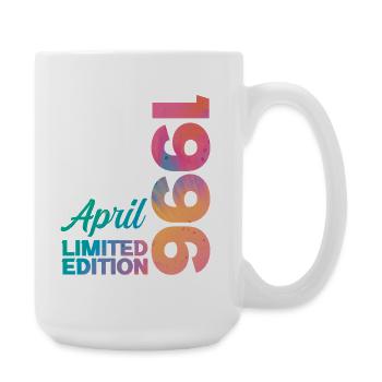 30 Year Anniversary April 1996 Vintage Gift - Large Mug 440 ml - white - Right