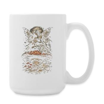 Fairycore Fee Gotisch - Große Tasse 440 ml - Weiß - Rechts