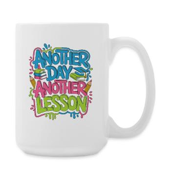High School Teacher Another Day Classroom Teacher - Large Mug 440 ml - white - Right