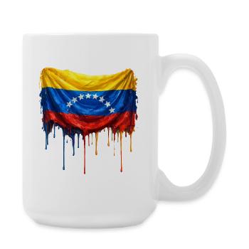 Venezuela Drop Flag - Large Mug 440 ml - white - Right