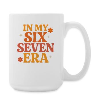 Dans mon mème d’humour italien de la pourriture cervementale de l’ère 67 des Six Sept - Grande tasse 440 ml - blanc - Droite