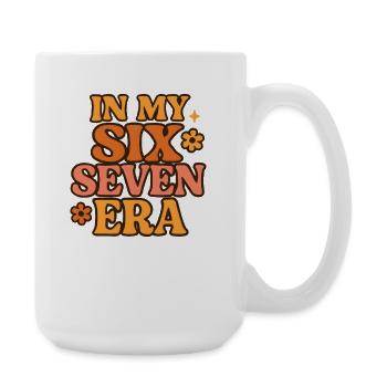 Dans mon mème d’humour italien de la pourriture cervementale de l’ère 67 des Six Sept - Grande tasse 440 ml - blanc - Droite