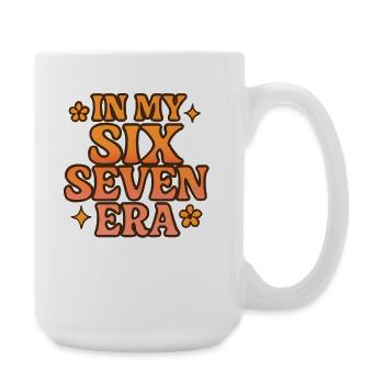 Dans mon mème d’humour italien de la pourriture cervementale de l’ère 67 des Six Sept - Grande tasse 440 ml - blanc - Droite