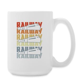 Vintage Railroad - Large Mug 440 ml - white - Right