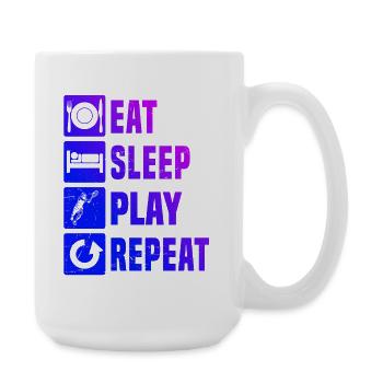 Idée cadeau pour un tennis avec tennis - Grande tasse 440 ml - blanc - Droite