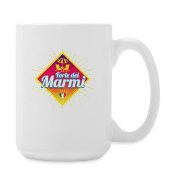 Forte dei Marmi Toskana Italien Retro Souvenir - Große Tasse 440 ml - Weiß - Rechts