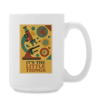 The Little Things | Microbiology Microscope - Large Mug 440 ml - white - Right