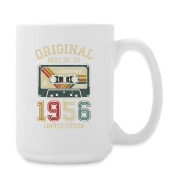 Original 1956 Retro Cassette Tape 70th Birthday - Large Mug 440 ml - white - Right