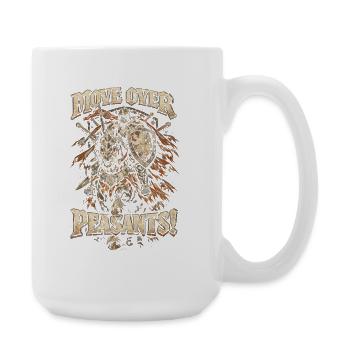 Mittelalterfest Mittelaltermarkt - Große Tasse 440 ml - Weiß - Rechts