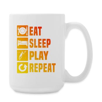 Idée cadeau pour un tennis avec tennis - Grande tasse 440 ml - blanc - Droite